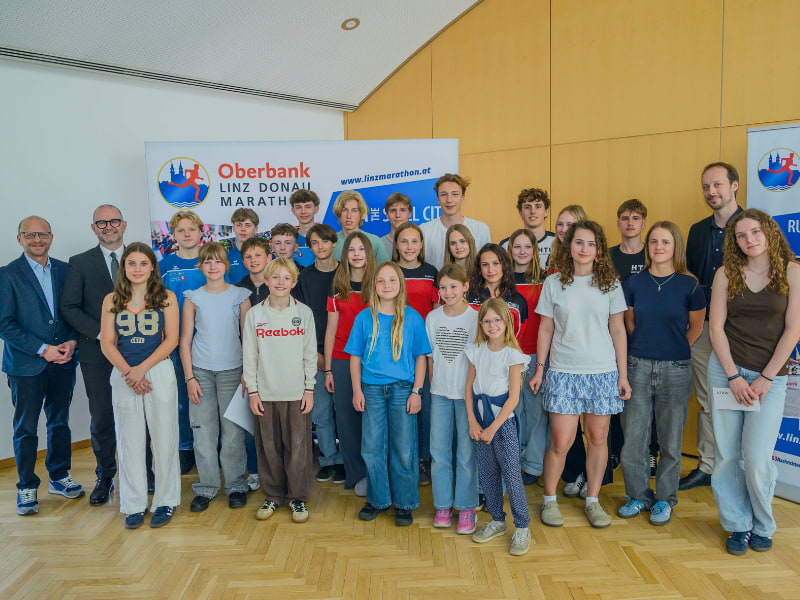 Siegerehrung Schule läuft